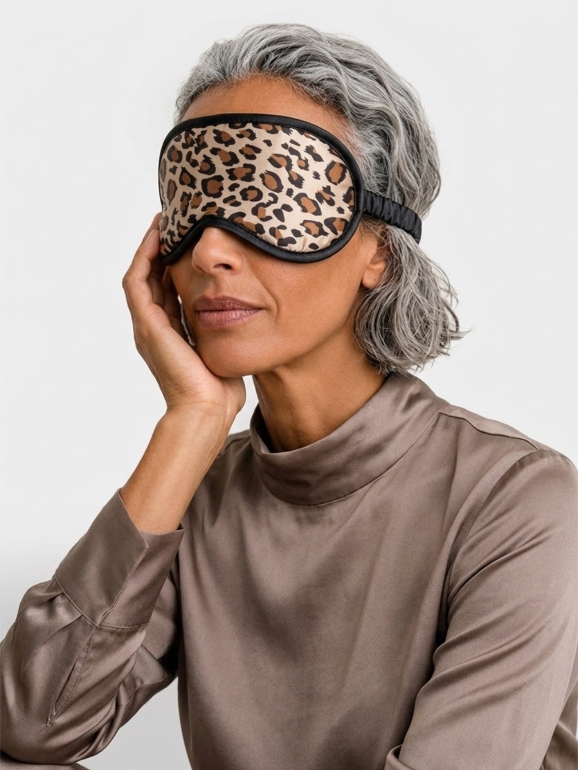 Swissco Satin Sleep Mask with Bonus Nose Cover