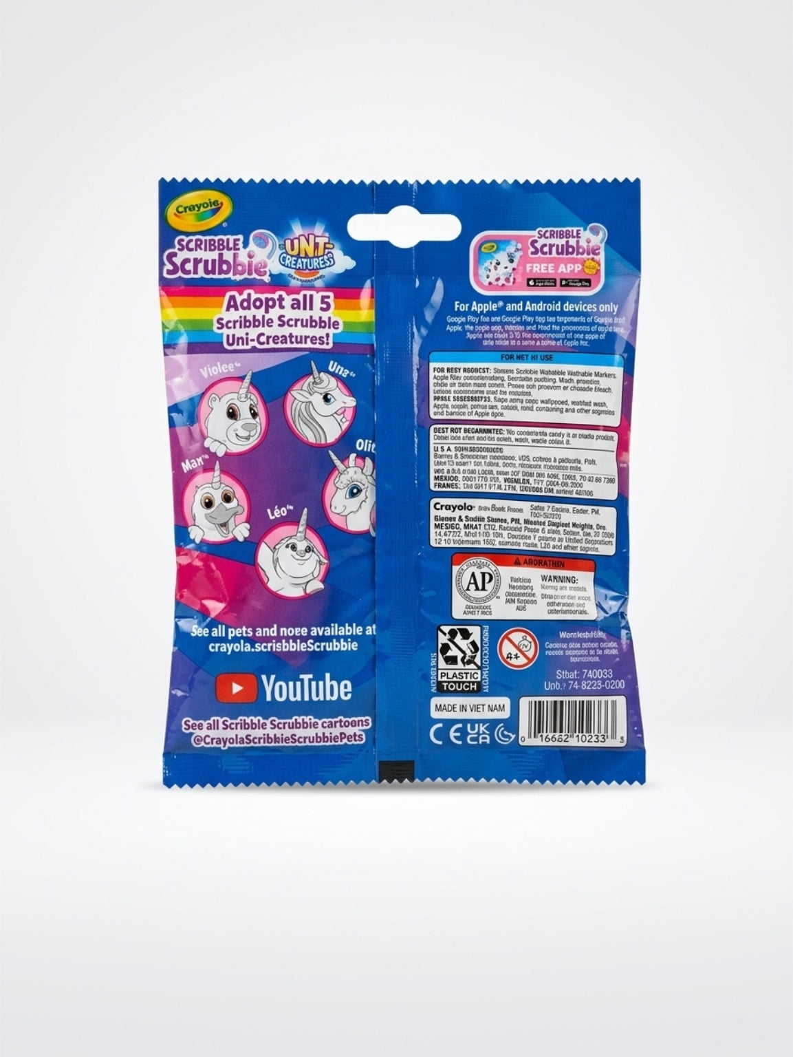Crayola Scribble Scrubbie Uni-Creatures – Color & Wash Unicorn Toy
