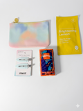 Pastel Tie-Dye Pouch Hair & Mask Bundle