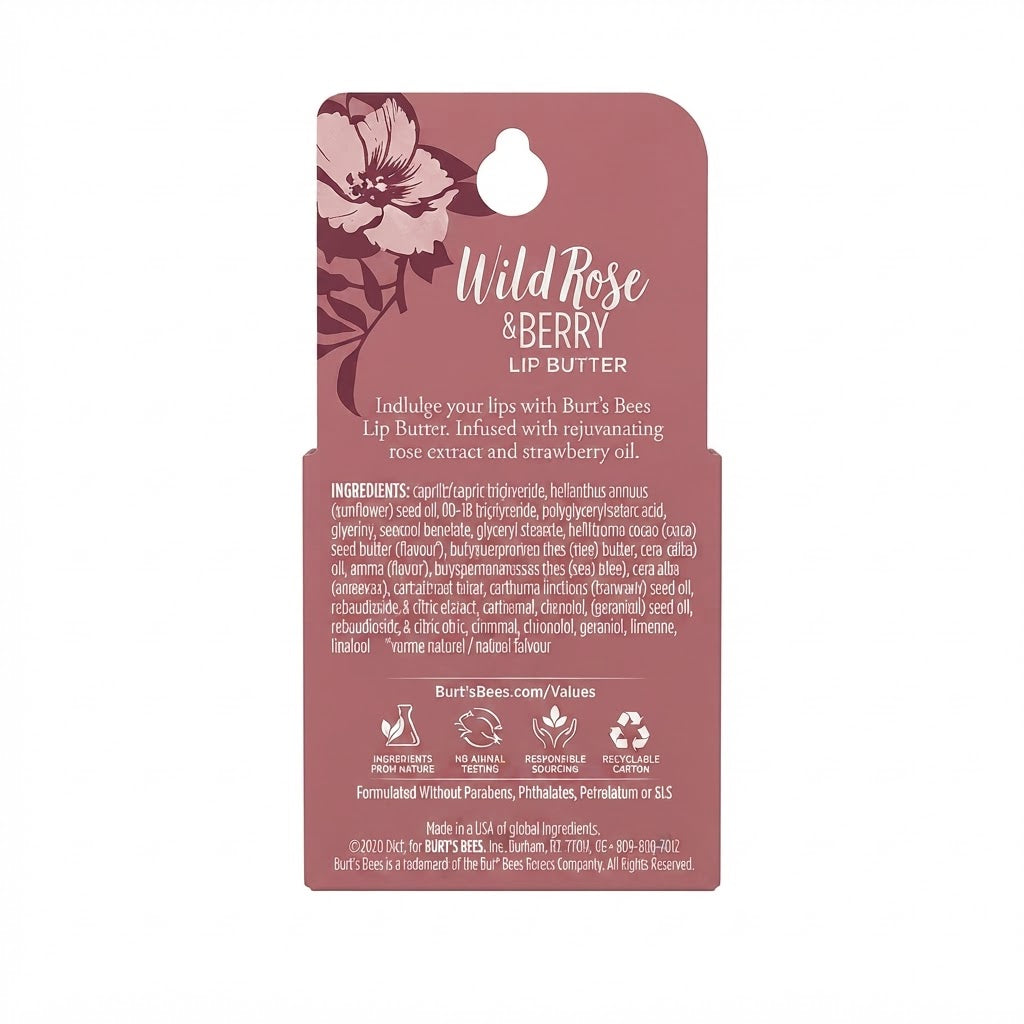 Burt's Bees Wild Rose & Berry Lip Butter