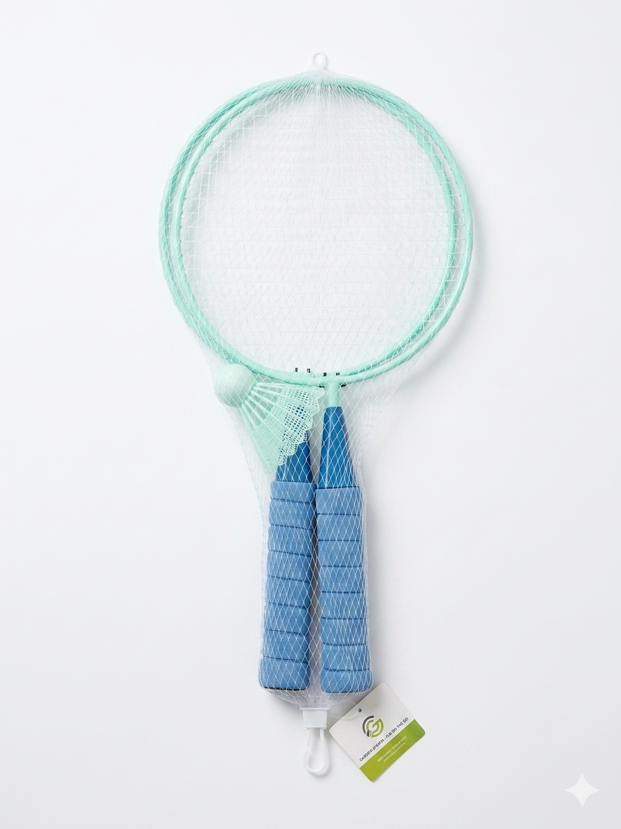 Kids Badminton Racket Set – Mint