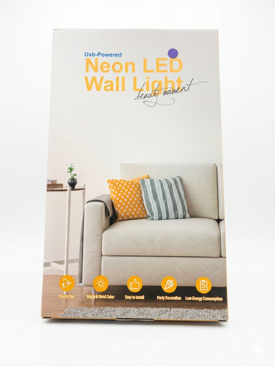 "The World Is Yours" Neon LED Wall Light – USB Powered