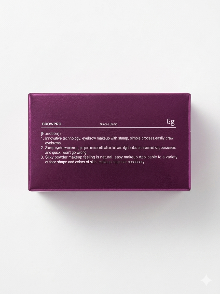 BROWPRO Simone Stamp Eyebrow Stamp Kit