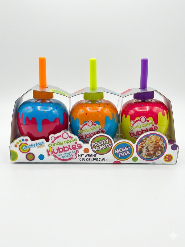 Goofy Foot Candy Apple Bubbles 3-Pack – Fruity Scented