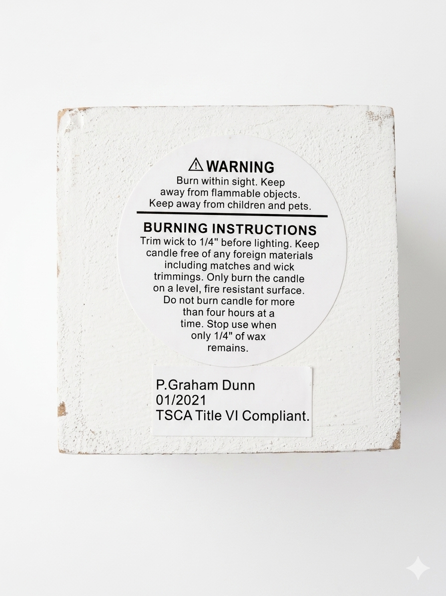 P. Graham Dunn Distressed Wood Candle Holders – Set of 3