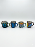 Geode Rock Mug with Stainless Steel Liner Set of 4