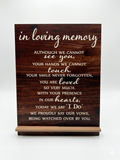 "In Loving Memory" Wedding Memorial Sign