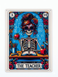 "The Teacher" Tarot Card Metal Sign