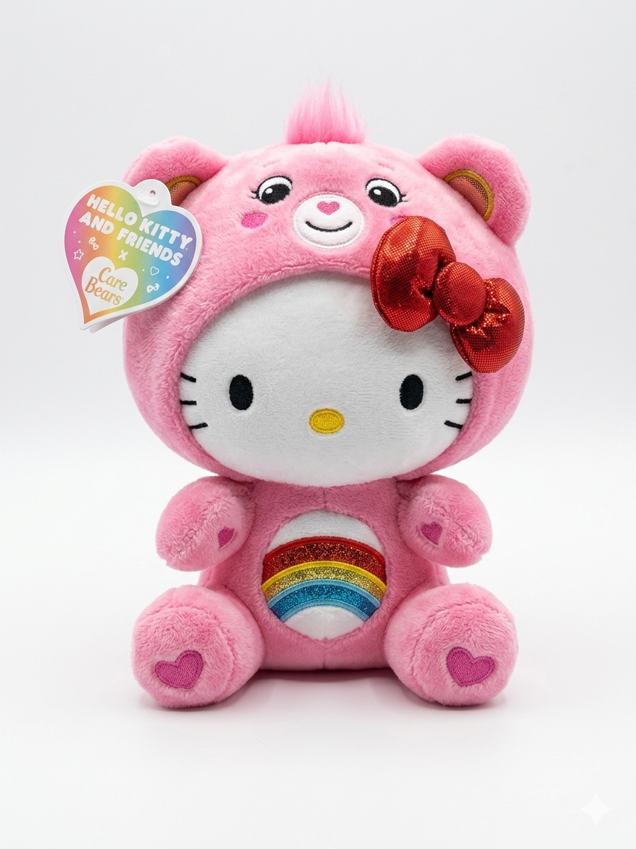 Hello Kitty and Friends x Care Bears Cheer Bear Plush