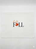 "Hello Fall" Waffle Weave Kitchen Towel