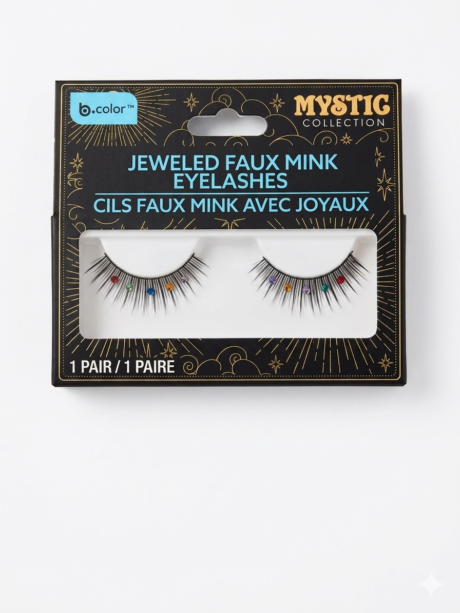 b.color Mystic Collection Jeweled Faux Mink Eyelashes