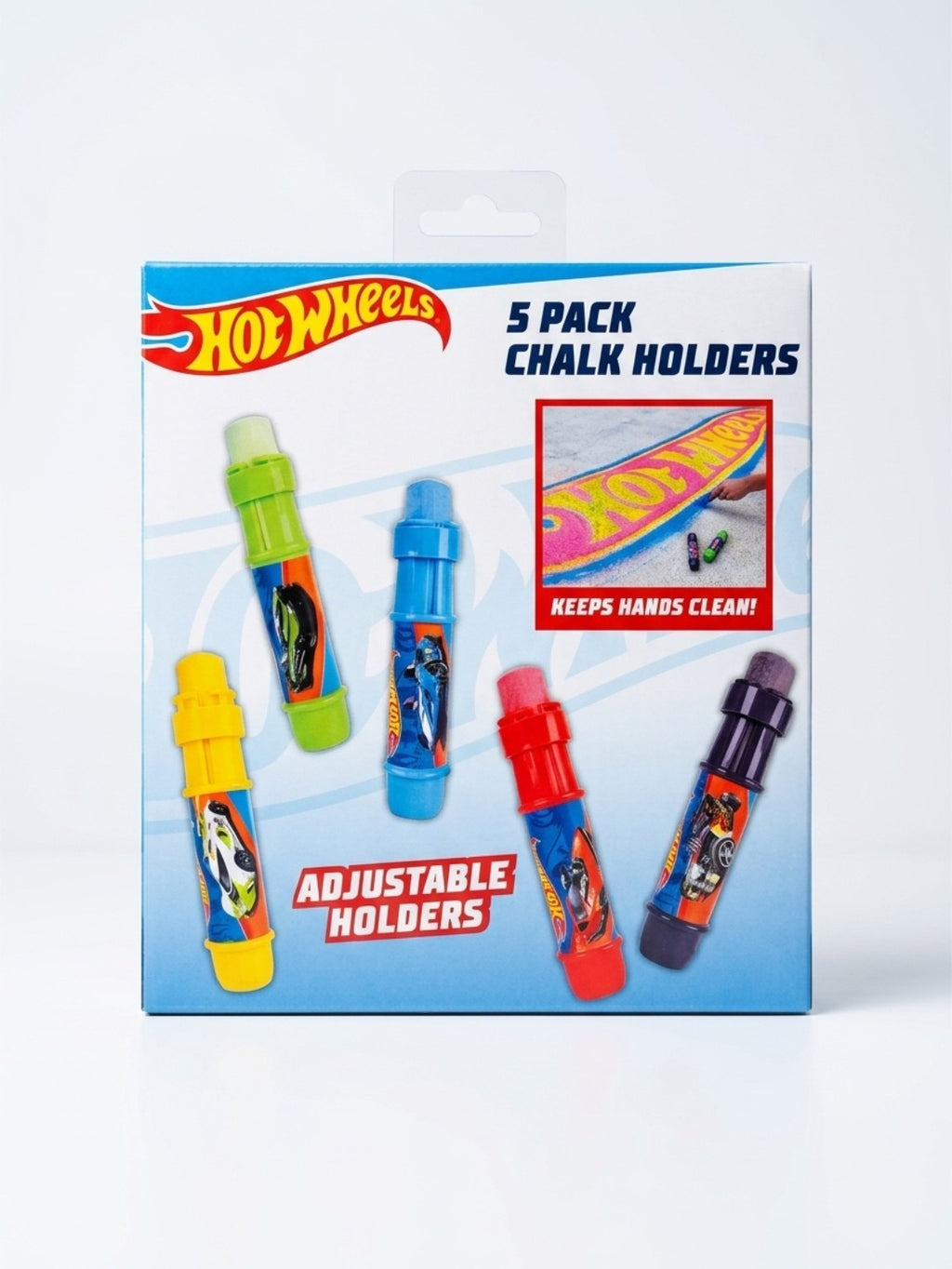 Hot Wheels Sidewalk Chalk Holders – 5 Pack