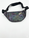 Holographic Geometric Fanny Pack / Belt Bag