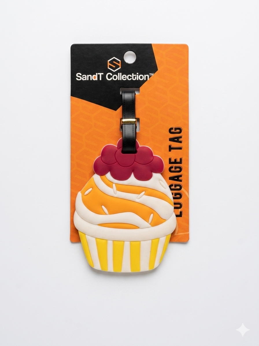 Cupcake Silicone Luggage Tag – SandT Collection