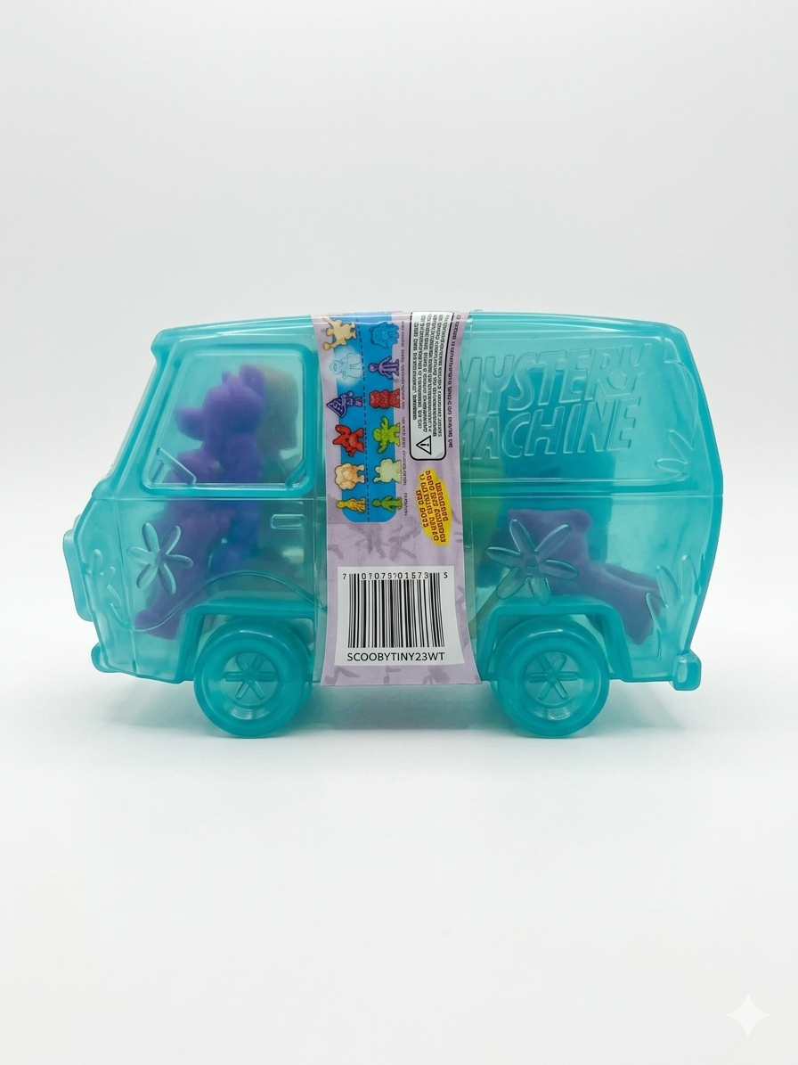 Scooby-Doo Tiny Mights Mystery Machine Minifigures with Case