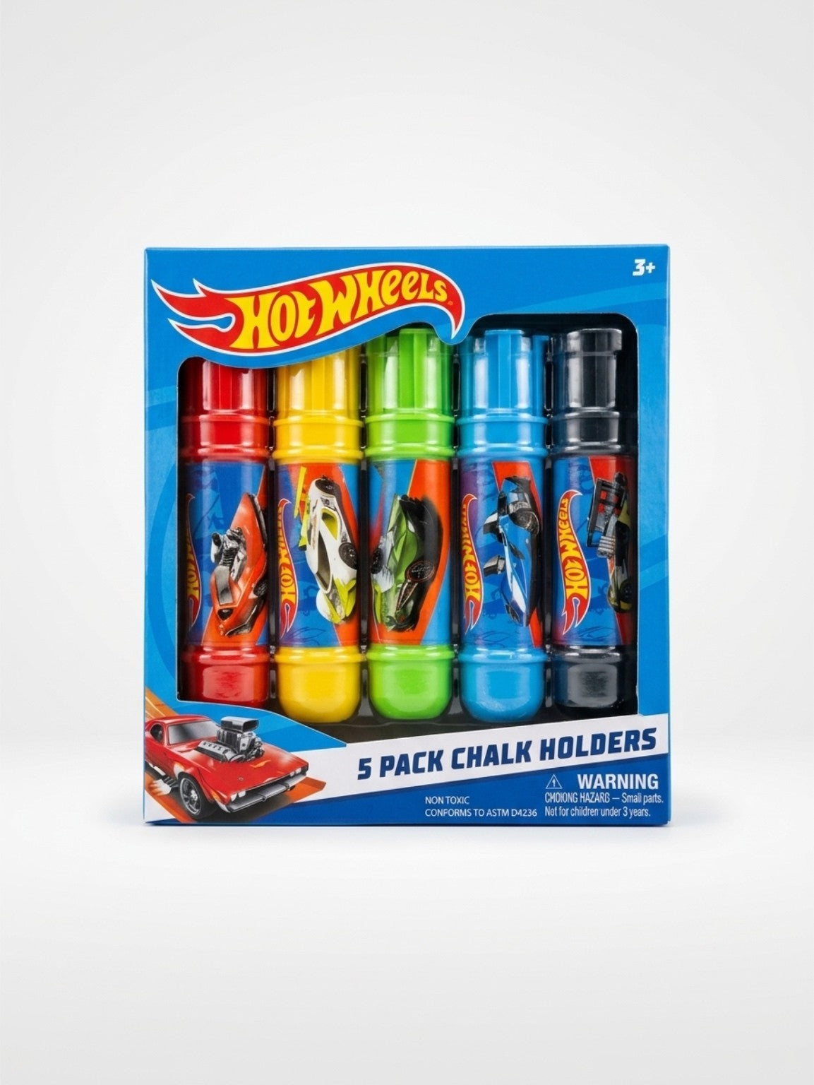Hot Wheels Sidewalk Chalk Holders – 5 Pack