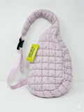 Pickle O' Joe Quilted Pickleball Sling Bag – Light Pink