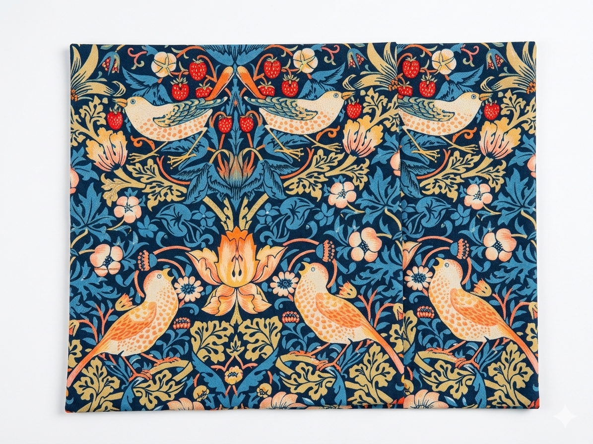 William Morris "Strawberry Thief" Throw Pillow 2 PCS
