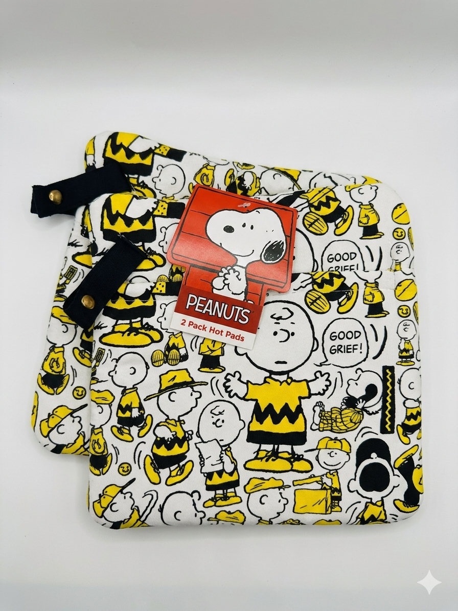 Peanuts Charlie Brown Hot Pads – 2 Pack
