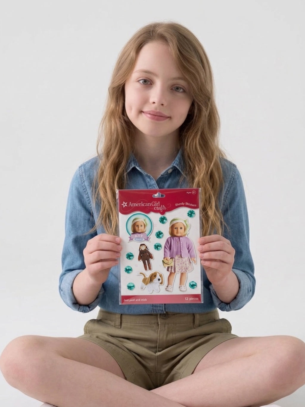 American Girl Kit Kittredge Sweater Set Sturdy Stickers