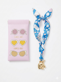 "Sun's Out Fun's Out" Sunglasses Pouch & Scarf Charm Set