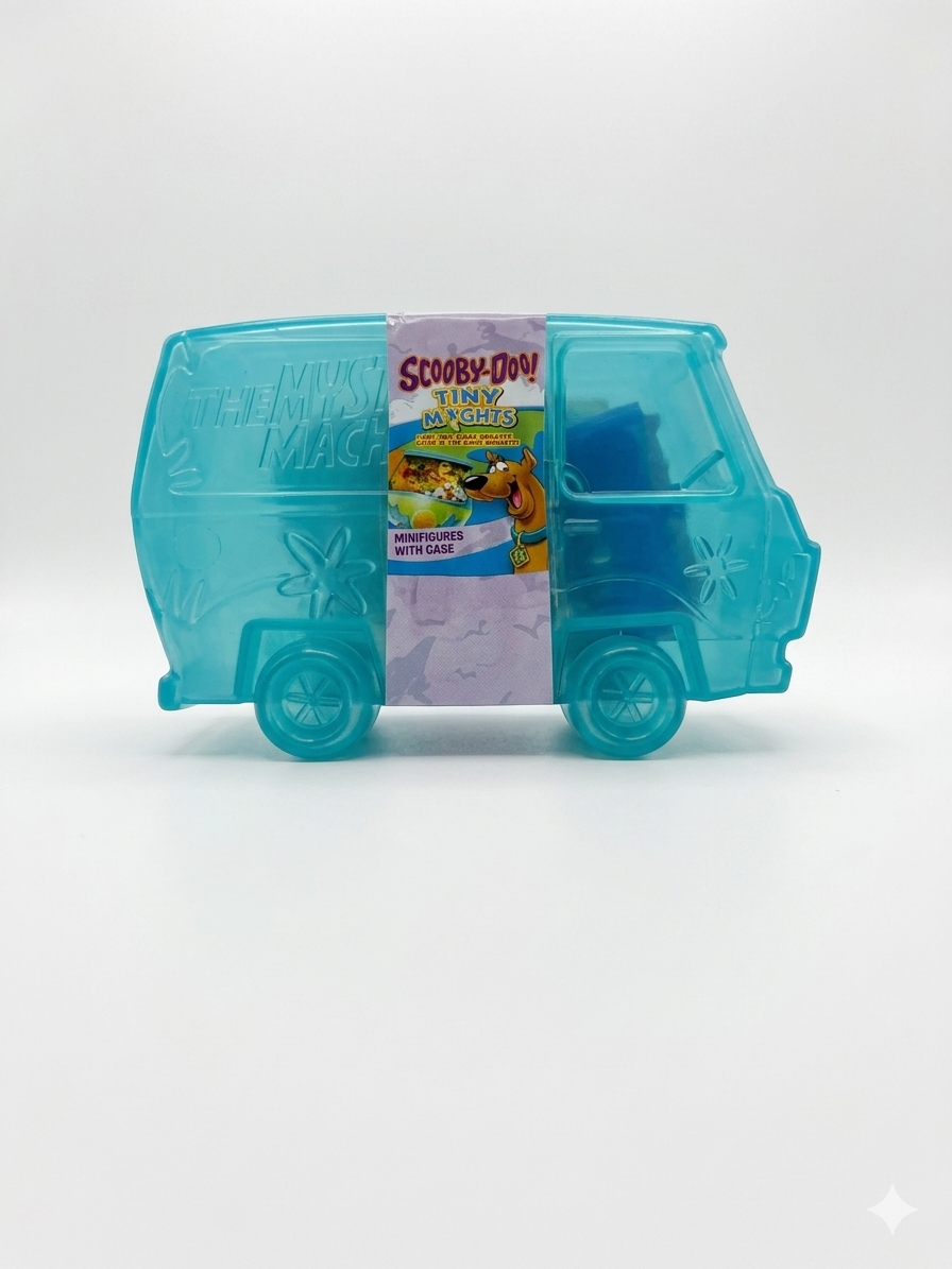 Scooby-Doo Tiny Mights Mystery Machine Minifigures with Case