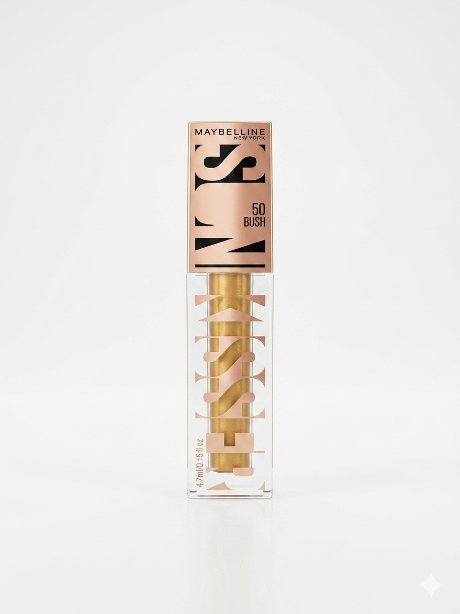 Maybelline New York Lip Gloss – Shade 50, Gold