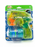 Maxx Bubbles Super Light Up Bubble Blower with Solution