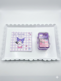 Sanrio Kuromi Notepad + Hello Kitty Tape & Stickers Set