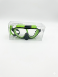 Kids Swim Mask – Green & Black