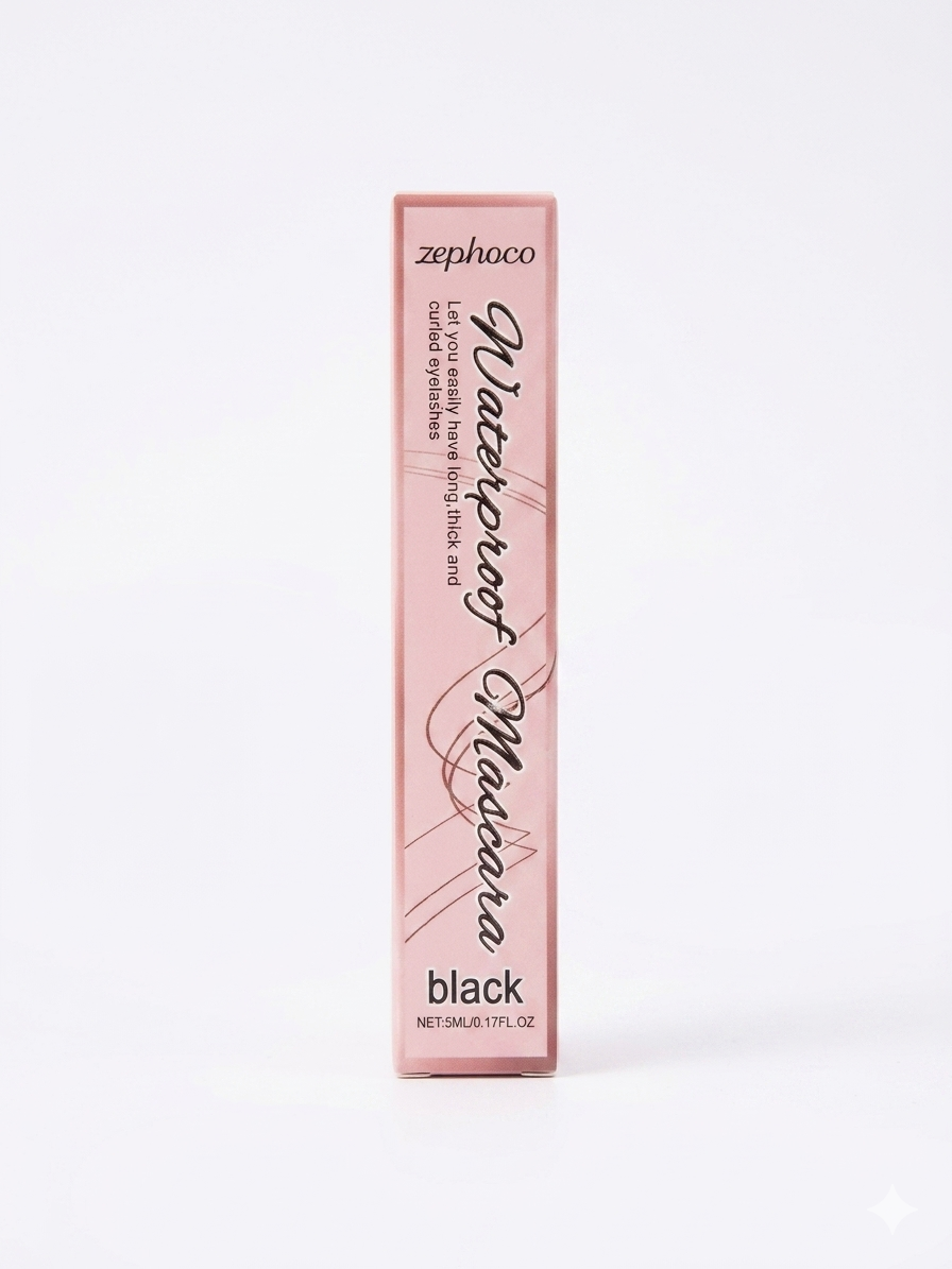 zephoco Waterproof Mascara – Black