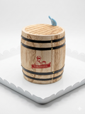 Yakimoto Mini Wooden Barrel Canister with Lid