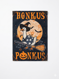 "Honkus Ponkus" Halloween Goose Garden Flag