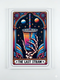 "The Last Straw" Tarot Card Framed Art