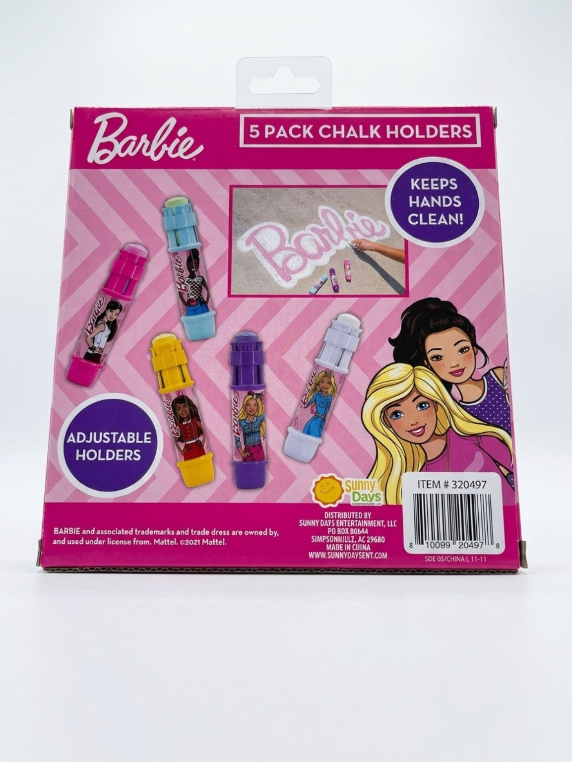 Barbie Sidewalk Chalk Holders – 5 Pack