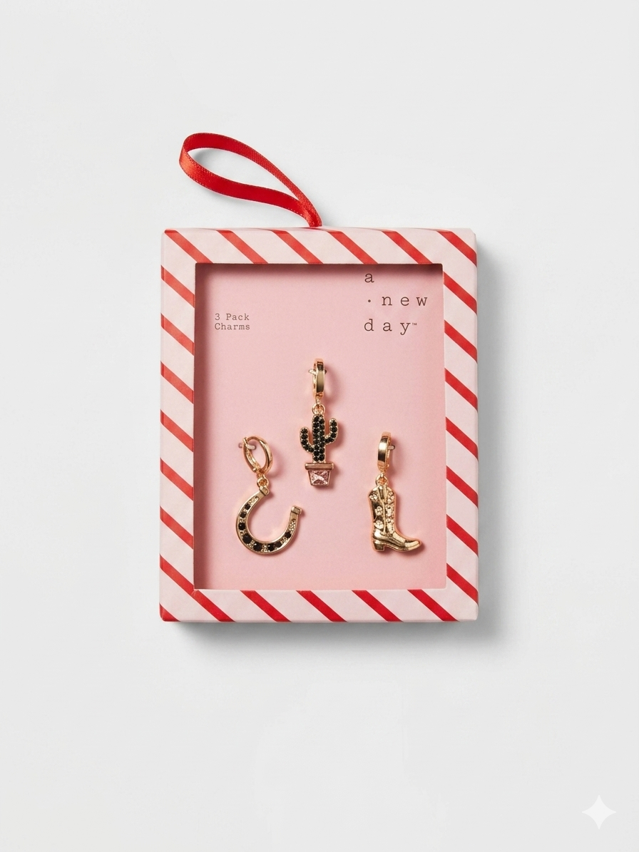 a new day 3-Pack Charms – Western