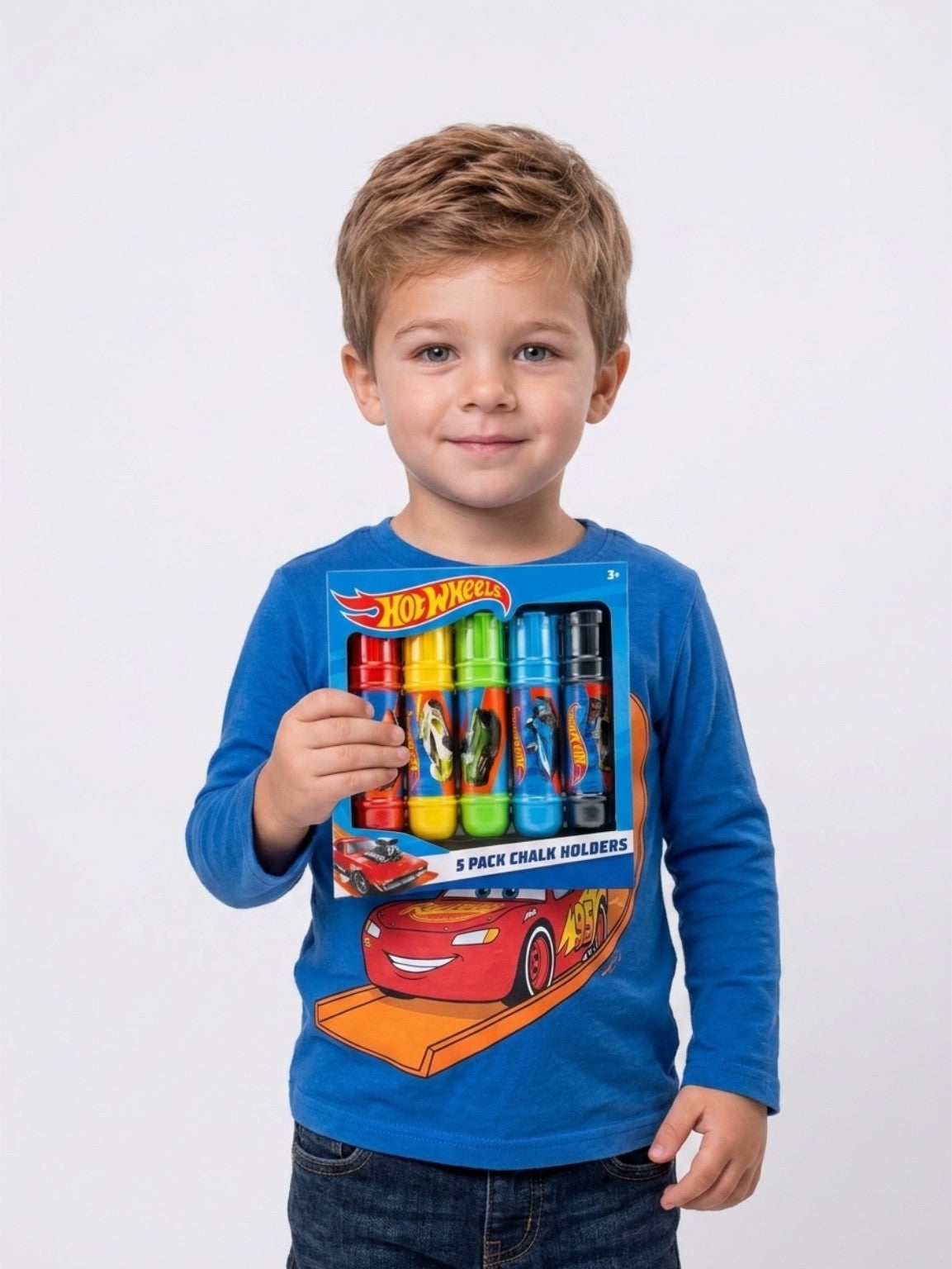 Hot Wheels Sidewalk Chalk Holders – 5 Pack