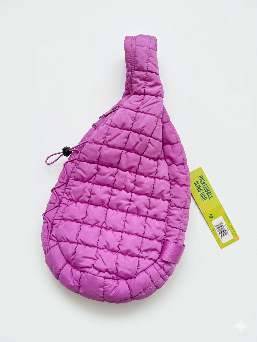 Pickle O' Joe Quilted Pickleball Sling Bag – Orchid