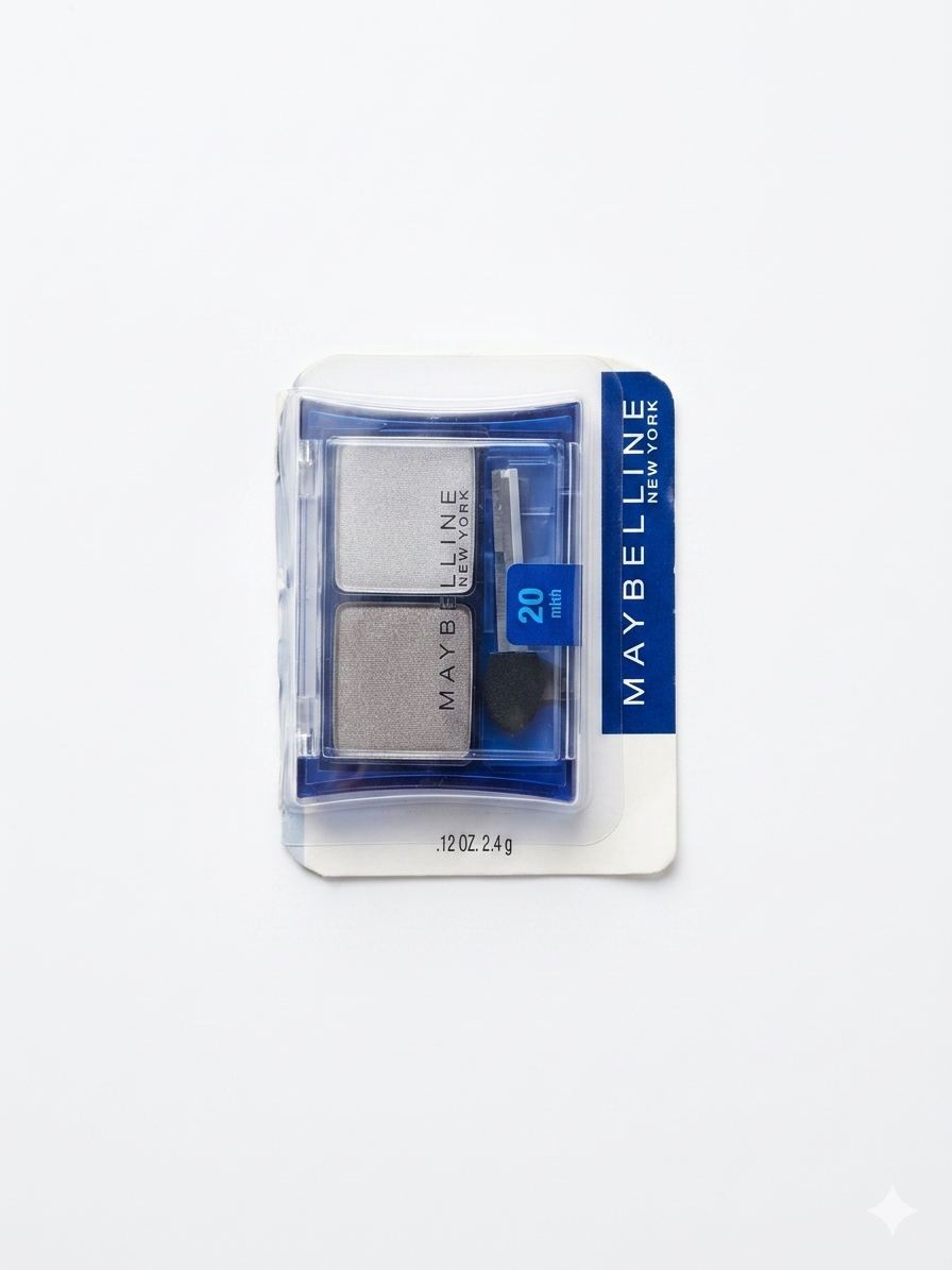 Maybelline Expert Wear Eyeshadow Duo – Silver Pewter (20)
