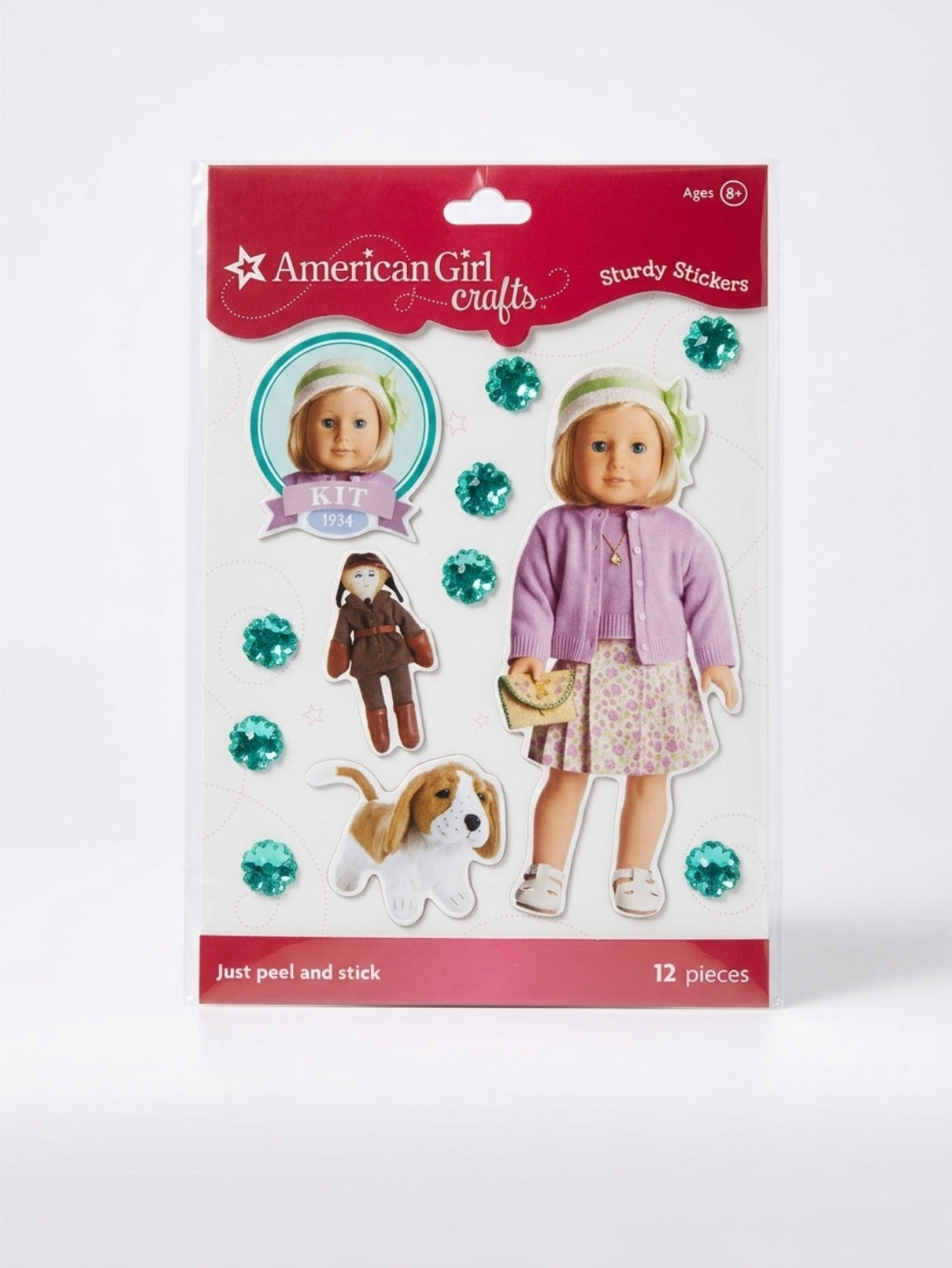 American Girl Kit Kittredge Sweater Set Sturdy Stickers