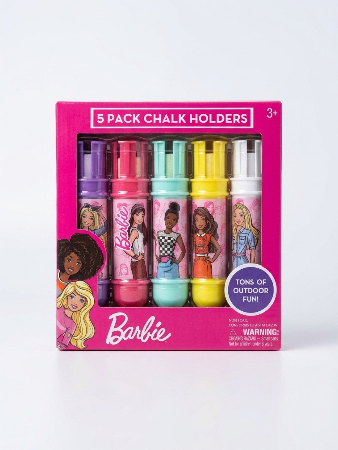 Barbie Sidewalk Chalk Holders – 5 Pack