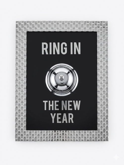 "Ring In The New Year" Bell Sign – NYE Party Decor