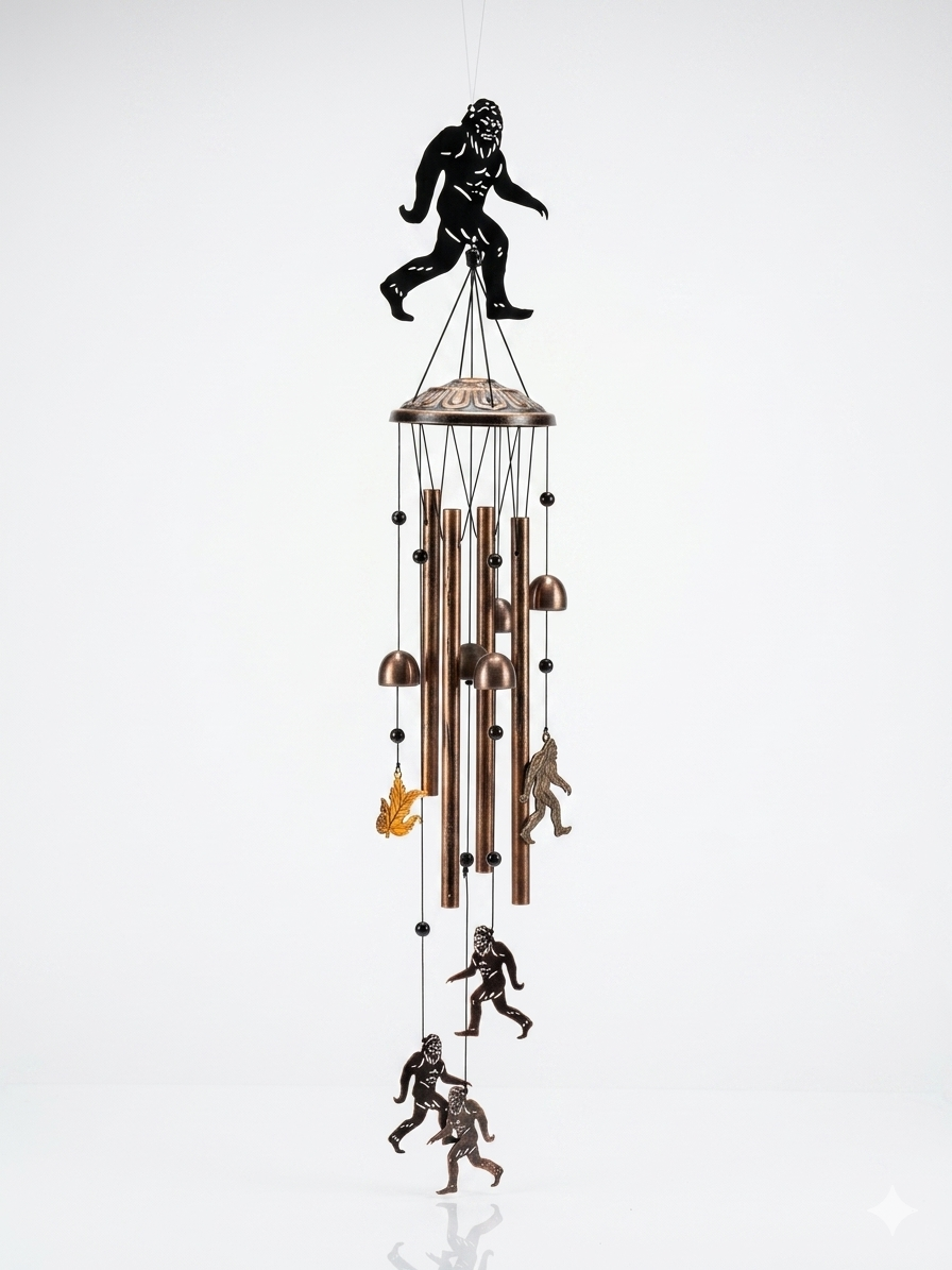 Bigfoot Sasquatch Metal Wind Chime