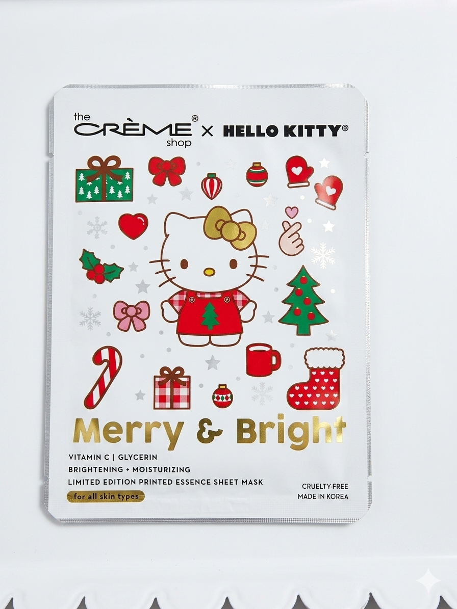 The Crème Shop x Hello Kitty "Merry & Bright" Sheet Mask