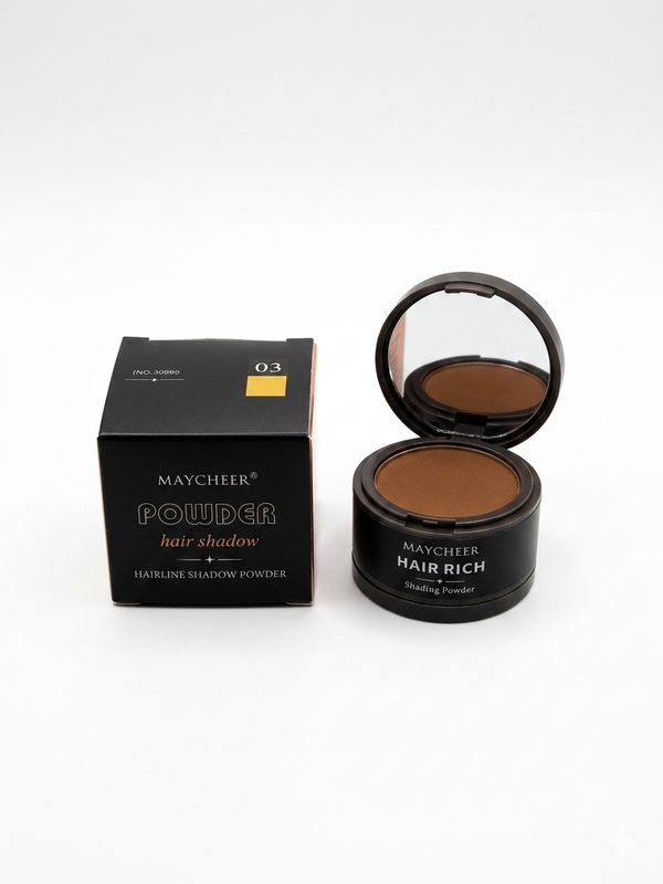 MAYCHEER Hairline Shadow Powder – Dark Brown (#03)