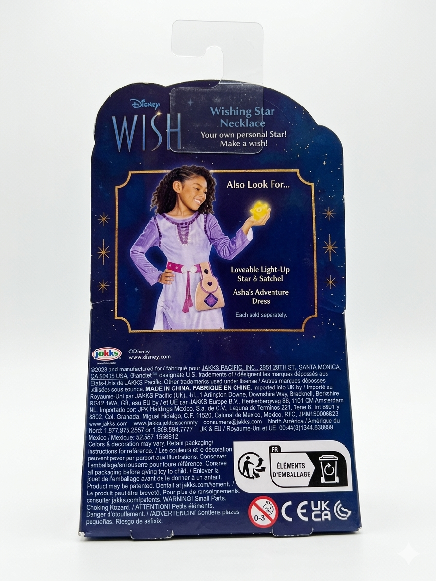 Disney Wish Wishing Star Light-Up Necklace